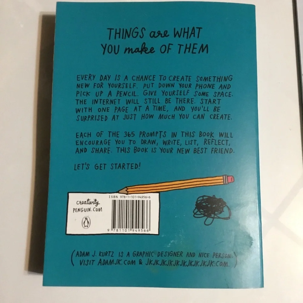 1 Page At A Time. A Daily Creative Companion